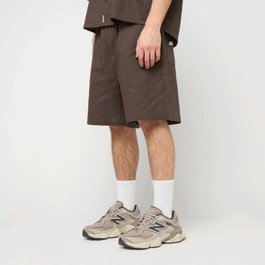 Zdjęcie produktu Another Linen Shorts Another Cotton Lab brązowy