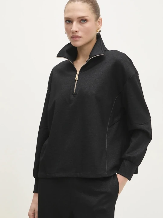 Zdjęcie produktu Answear.LAB bluza damska z wiskozą czarny