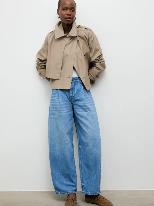 Zdjęcie produktu Answear.LAB jeansy slouchy damskie niebieski