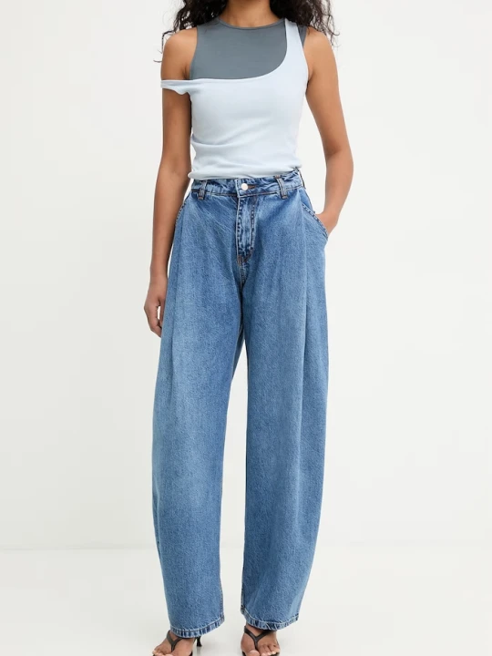 Zdjęcie produktu Answear.LAB jeansy wide leg damskie niebieski