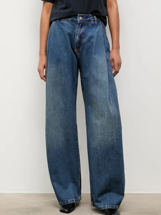 Zdjęcie produktu Answear.LAB jeansy wide leg damskie szary