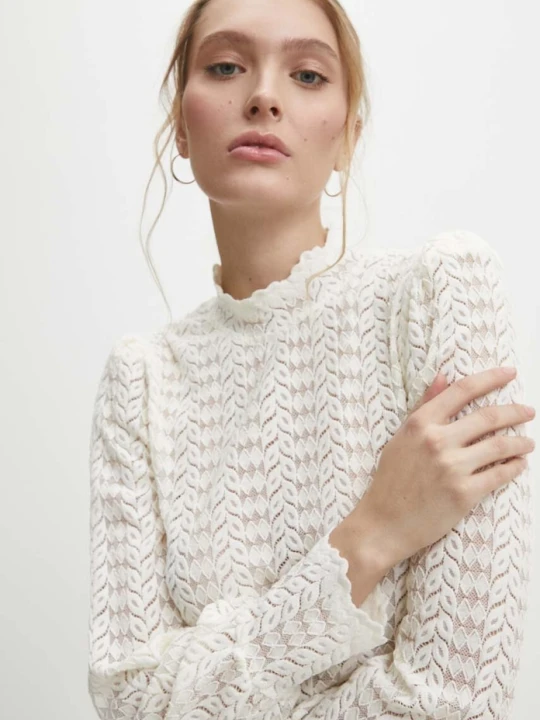 Zdjęcie produktu Answear.LAB longsleeve beżowy