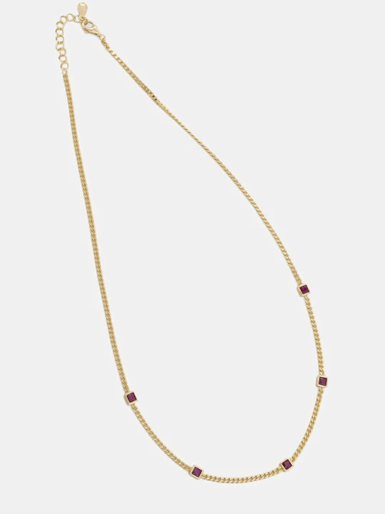 Zdjęcie produktu Answear.LAB naszyjnik ze srebra 925 pozłacanego 18k złotem