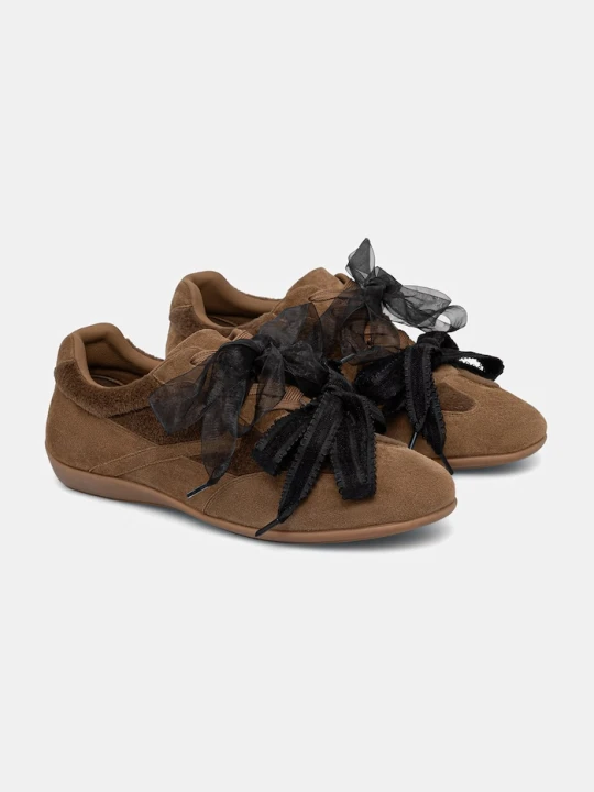 Zdjęcie produktu Answear.LAB sneakersy damskie zamszowe brązowy