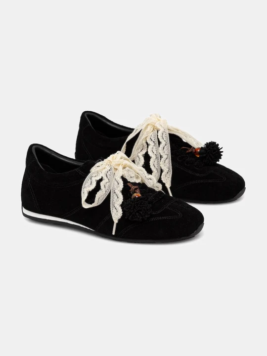 Zdjęcie produktu Answear.LAB sneakersy damskie zamszowe czarny
