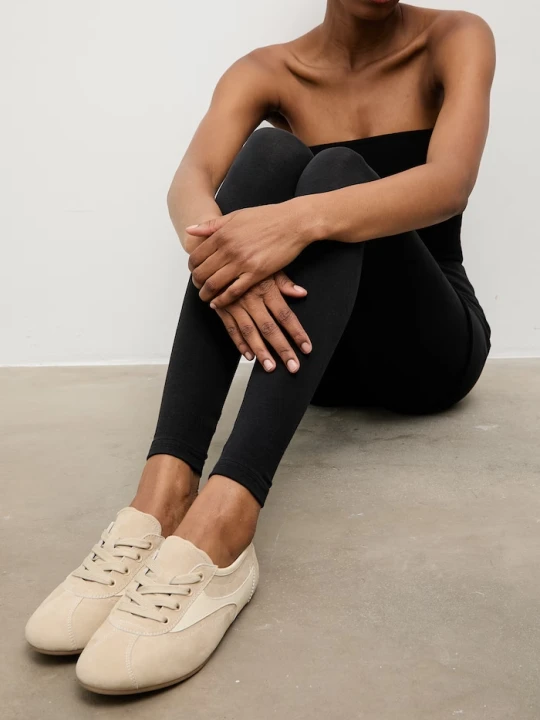 Zdjęcie produktu Answear.LAB sneakersy zamszowe POWDER NUDE beżowy
