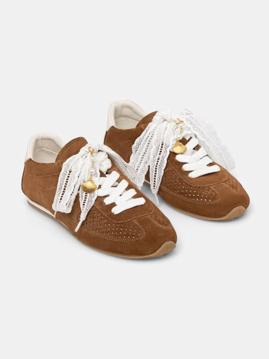 Zdjęcie produktu Answear.LAB sneakersy zamszowe VEIL MOVE brązowy