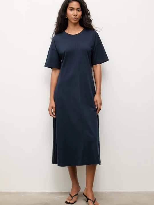 Zdjęcie produktu Answear.LAB sukienka oversize bawełniana granatowy