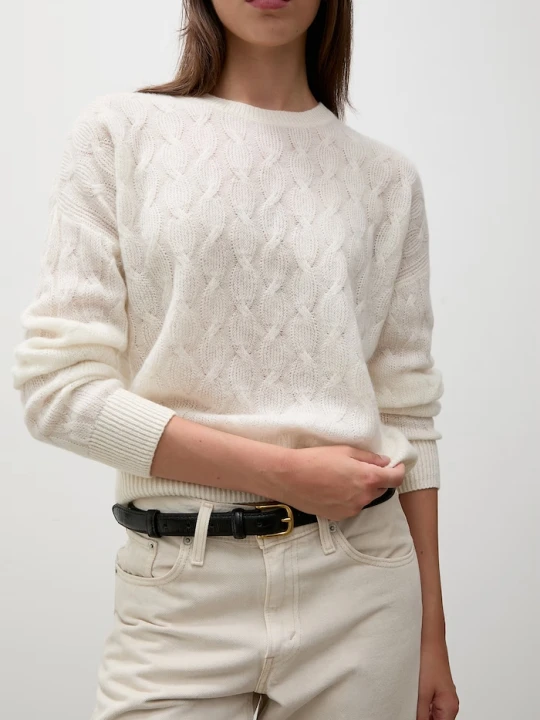 Zdjęcie produktu Answear.LAB sweter damski kaszmirowy beżowy