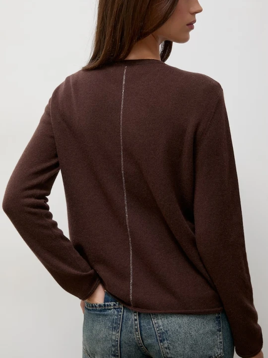 Zdjęcie produktu Answear.LAB sweter damski wełniany brązowy