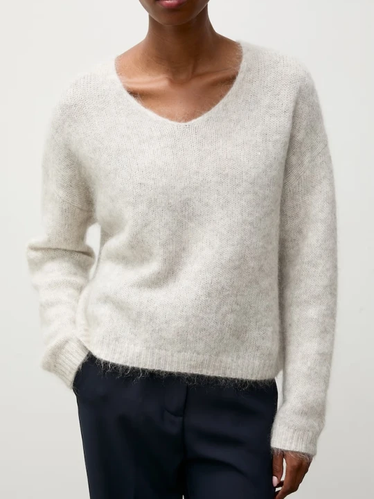 Zdjęcie produktu Answear.LAB sweter damski z dodatkiem wełny szary