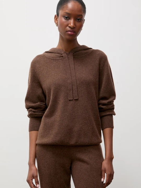 Zdjęcie produktu Answear.LAB sweter damski z kaszmirem brązowy