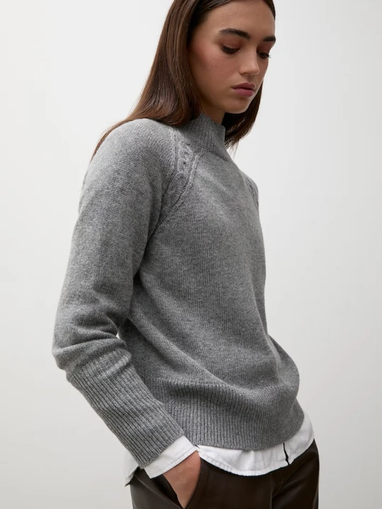 Zdjęcie produktu Answear.LAB sweter damski z wełną szary