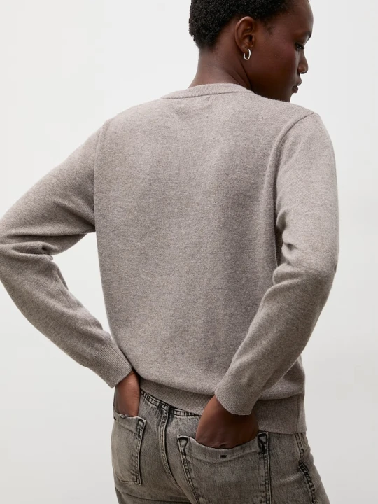 Zdjęcie produktu Answear.LAB sweter damski z wełny merino brązowy