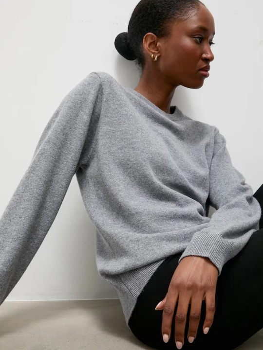 Zdjęcie produktu Answear.LAB sweter damski z wełny merino szary