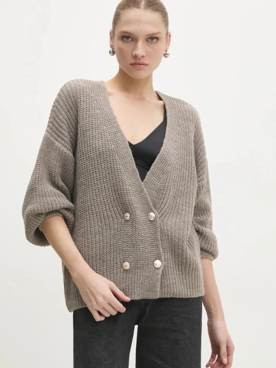 Zdjęcie produktu Answear.LAB sweter z wełną beżowy