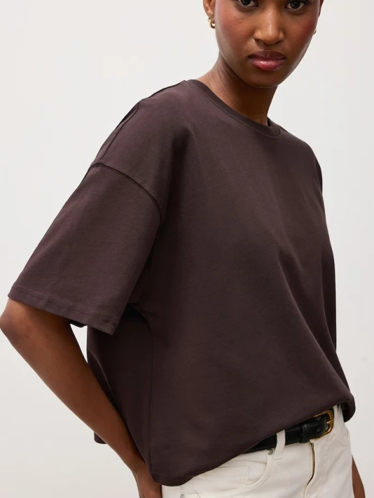 Zdjęcie produktu Answear.LAB T-shirt damski bawełniany brązowy