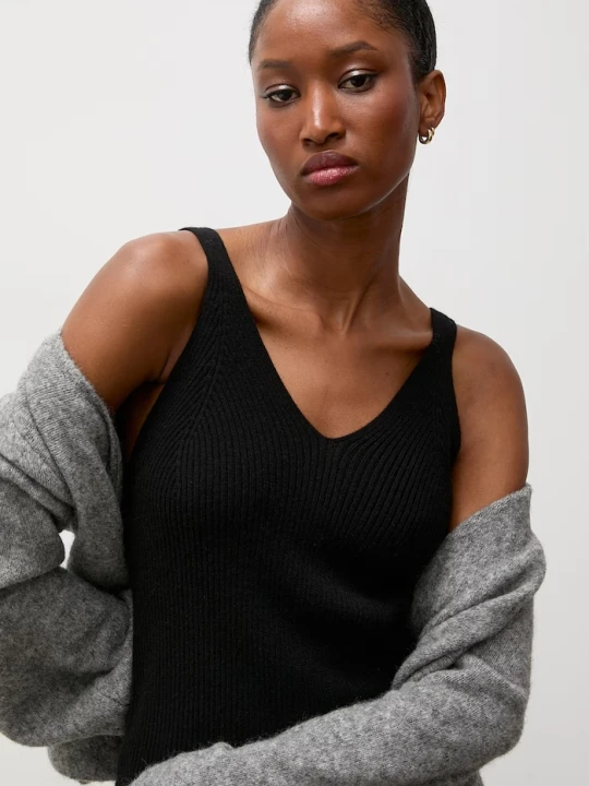 Zdjęcie produktu Answear.LAB top swetrowy damski wełniany czarny
