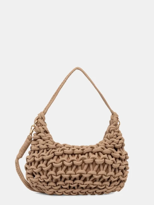 Zdjęcie produktu Answear.LAB torebka crossbody damska bawełniana brązowy