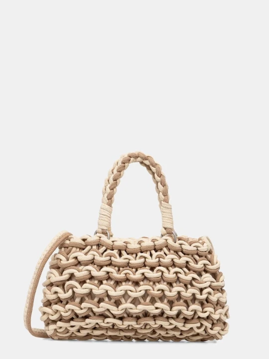 Zdjęcie produktu Answear.LAB torebka crossbody damska bawełniana brązowy