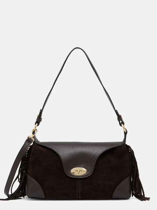 Zdjęcie produktu Answear.LAB torebka crossbody damska skórzana brązowy