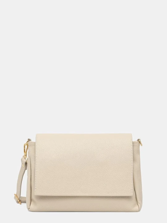 Zdjęcie produktu Answear.LAB torebka crossbody damska skórzana beżowy