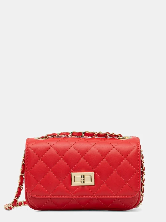 Zdjęcie produktu Answear.LAB torebka crossbody damska skórzana czerwony