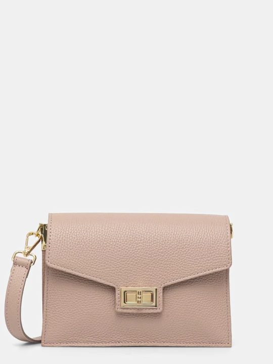 Zdjęcie produktu Answear.LAB torebka crossbody damska skórzana różowy