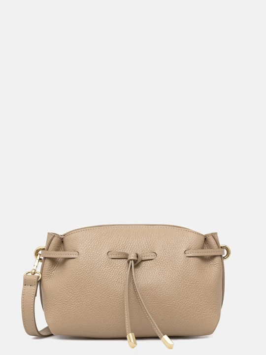 Zdjęcie produktu Answear.LAB torebka crossbody damska skórzana beżowy