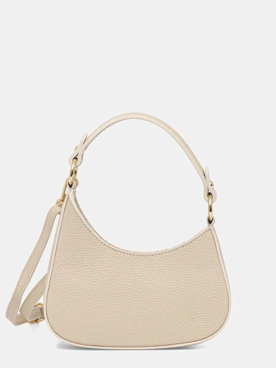 Zdjęcie produktu Answear.LAB torebka crossbody damska skórzana beżowy