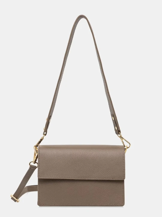 Zdjęcie produktu Answear.LAB torebka crossbody damska skórzana beżowy