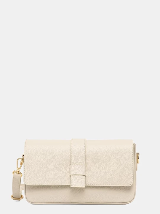 Zdjęcie produktu Answear.LAB torebka crossbody damska skórzana beżowy