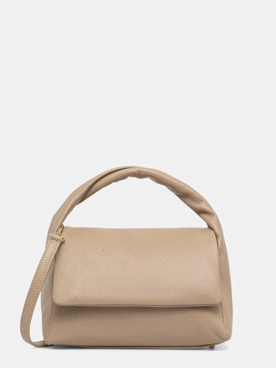 Zdjęcie produktu Answear.LAB torebka crossbody damska skórzana beżowy