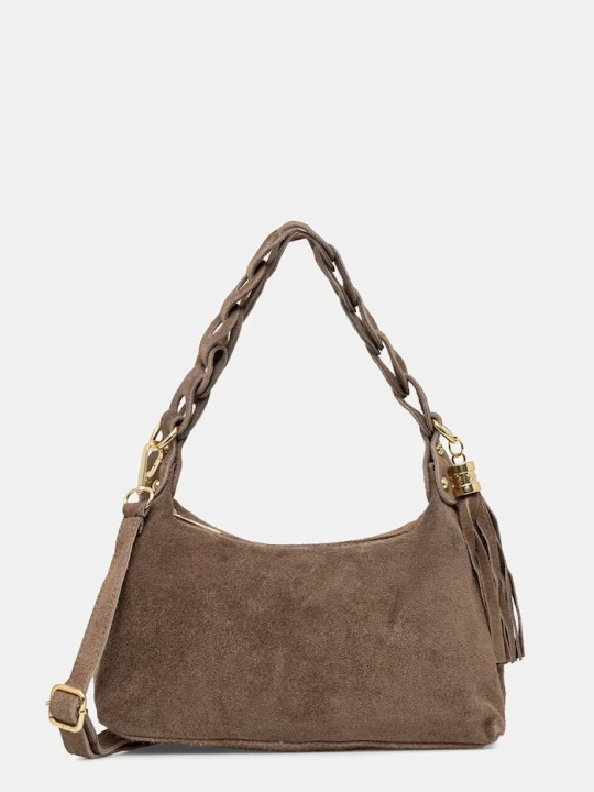 Zdjęcie produktu Answear.LAB torebka crossbody damska zamszowa brązowy
