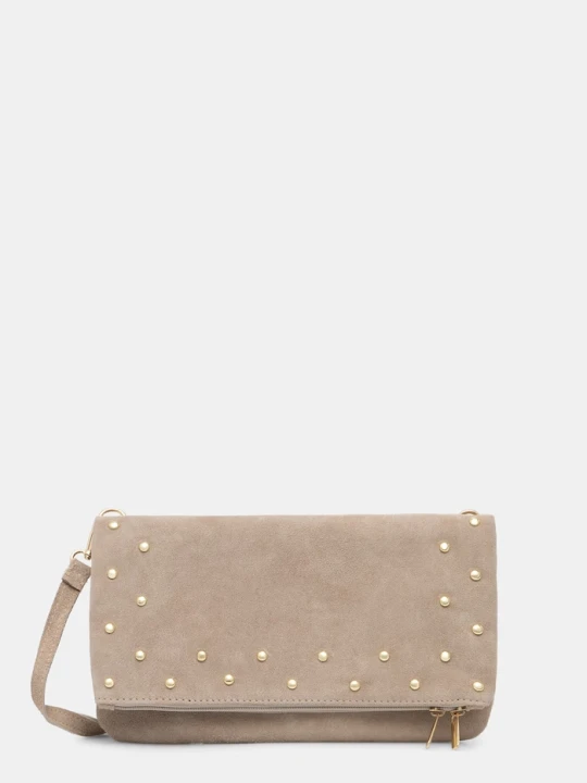 Zdjęcie produktu Answear.LAB torebka crossbody damska zamszowa beżowy