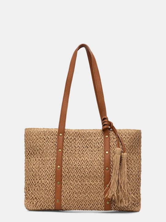 Zdjęcie produktu Answear.LAB torebka shopper damska pleciona brązowy