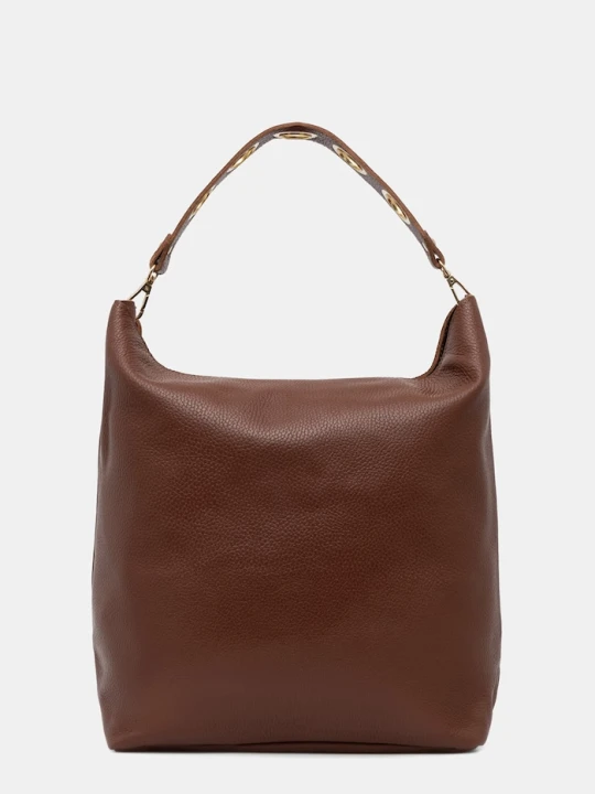 Zdjęcie produktu Answear.LAB torebka shopper damska skórzana brązowy