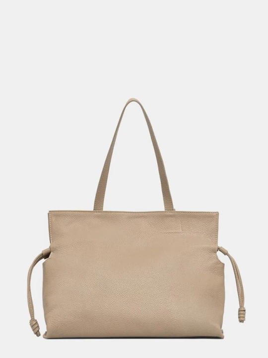 Zdjęcie produktu Answear.LAB torebka shopper damska skórzana beżowy
