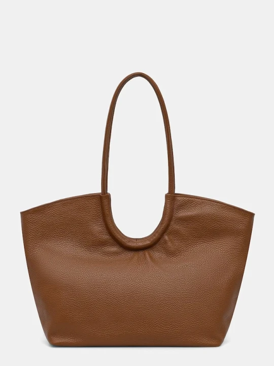 Zdjęcie produktu Answear.LAB torebka shopper damska skórzana brązowy