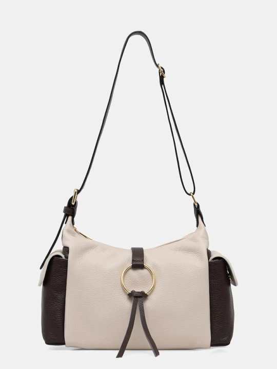 Zdjęcie produktu Answear.LAB torebka shopper damska skórzana beżowy