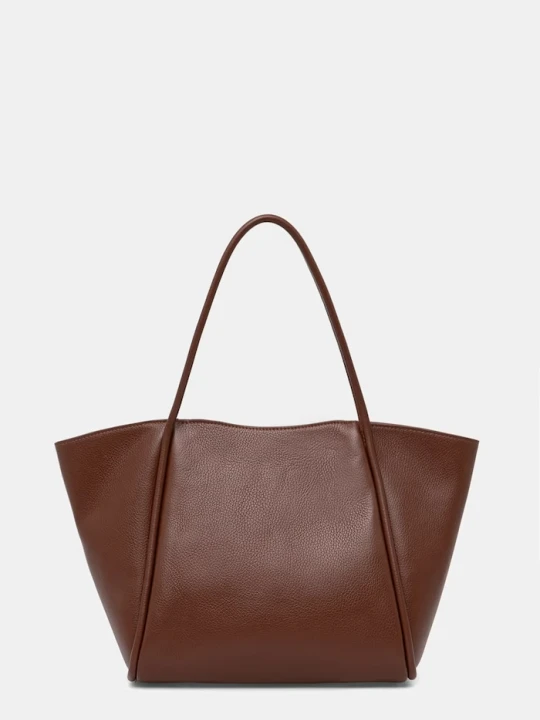 Zdjęcie produktu Answear.LAB torebka shopper damska skórzana brązowy