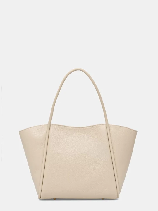 Zdjęcie produktu Answear.LAB torebka shopper damska skórzana beżowy