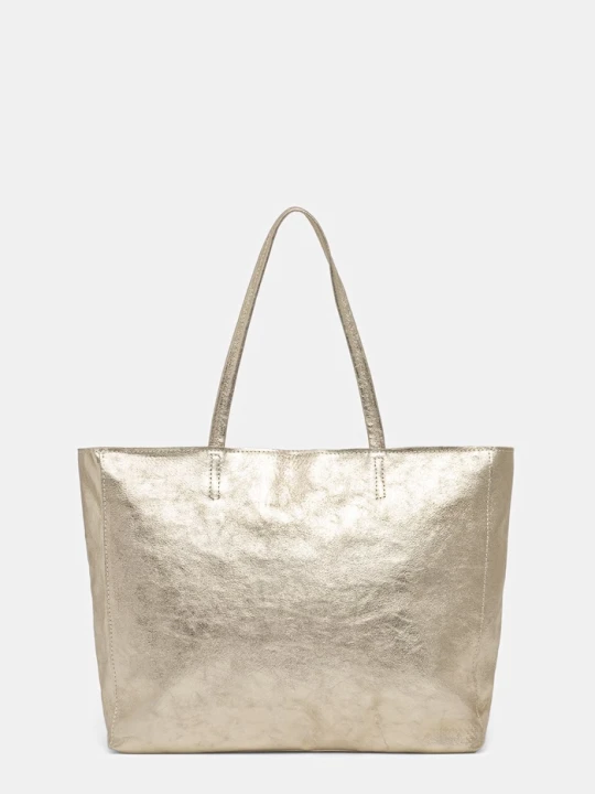 Zdjęcie produktu Answear.LAB torebka shopper damska skórzana złoty