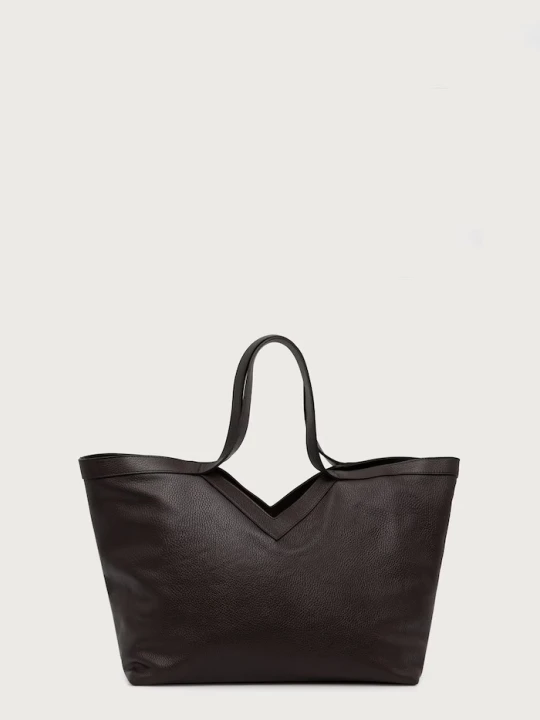 Zdjęcie produktu Answear.LAB torebka shopper damska skórzana brązowy