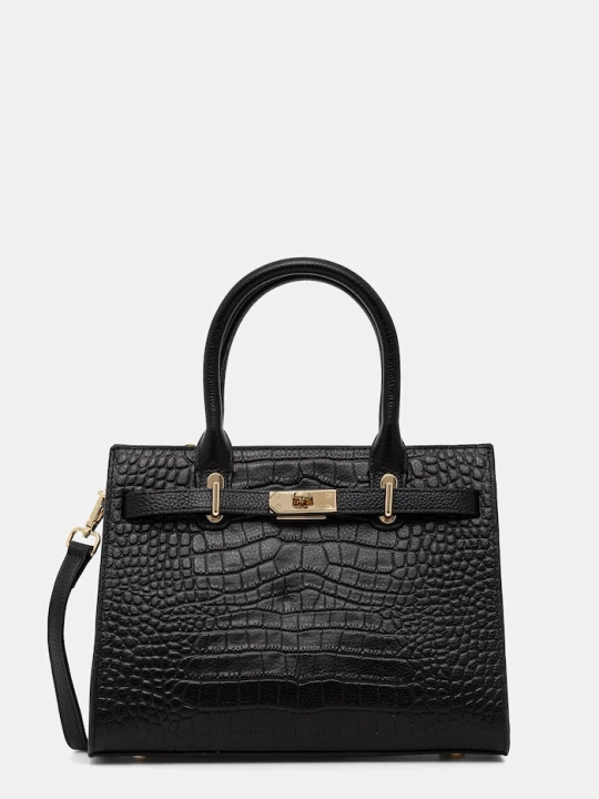 Zdjęcie produktu Answear.LAB torebka shopper damska skórzana czarny