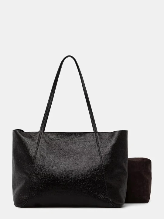Zdjęcie produktu Answear.LAB torebka shopper damska z imitacji skóry czarny