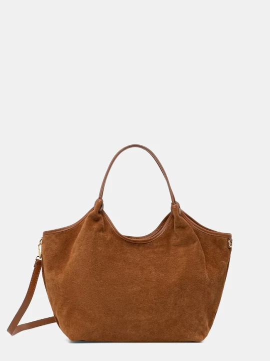 Zdjęcie produktu Answear.LAB torebka shopper damska zamszowa brązowy