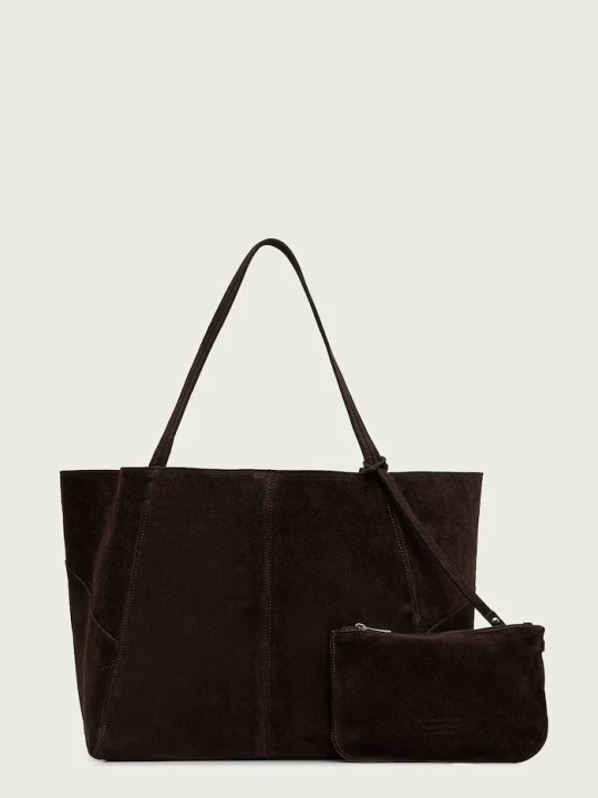 Zdjęcie produktu Answear.LAB torebka shopper damska zamszowa brązowy