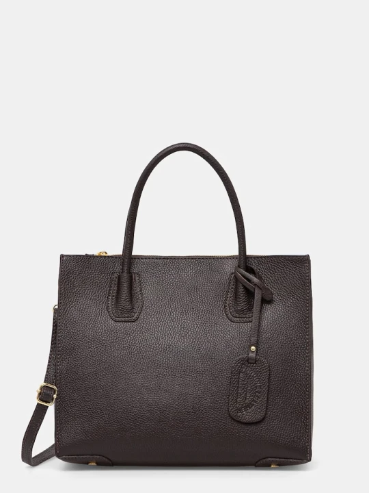 Zdjęcie produktu Answear.LAB torebka shopper damska skórzana brązowy
