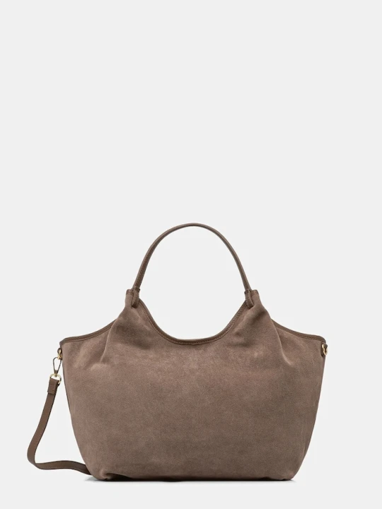 Zdjęcie produktu Answear.LAB torebka shopper damska zamszowa brązowy